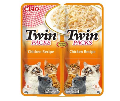 Inaba Cat Twin Packs kurczak w bulionie z kurczaka Inaba Cat Twin Packs kurczak w bulionie z kurczaka