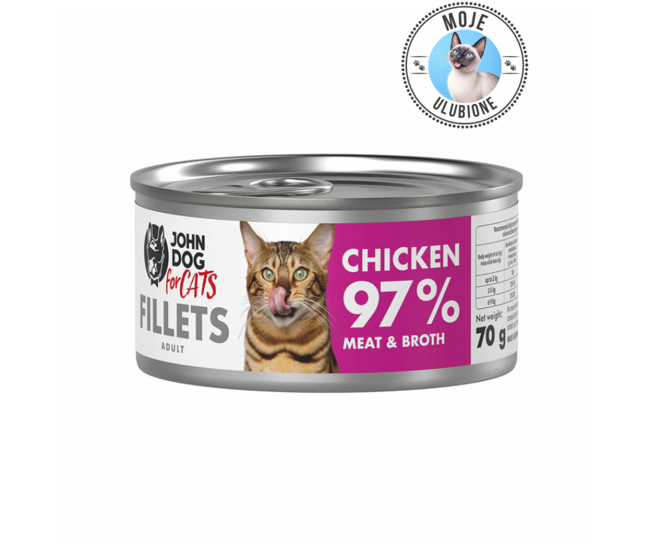 John Dog for Cats fillets kurczak