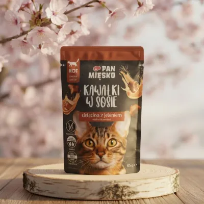 Pan Mięsko Kawałki w sosie cielęcina z jeleniem