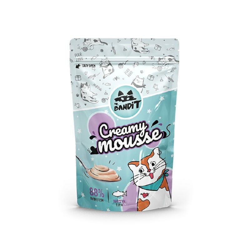 MR. BANDIT CREAMY MOUSSE przysmak dla kota z tuńczykiem