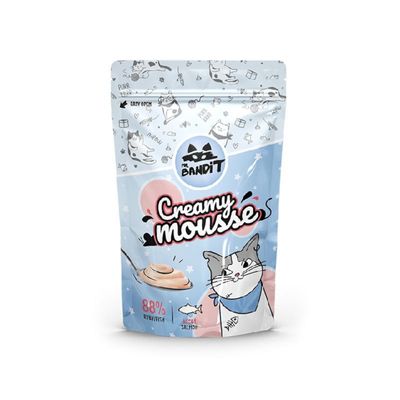 MR. BANDIT CREAMY MOUSSE przysmak dla kota z łososiem