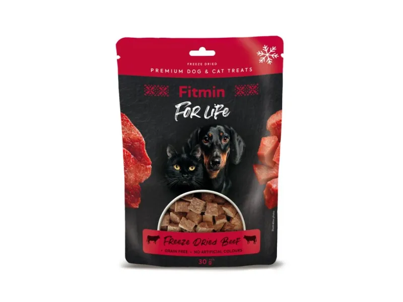 Fitmin for life przysmak liofilizowany wołowina 30g