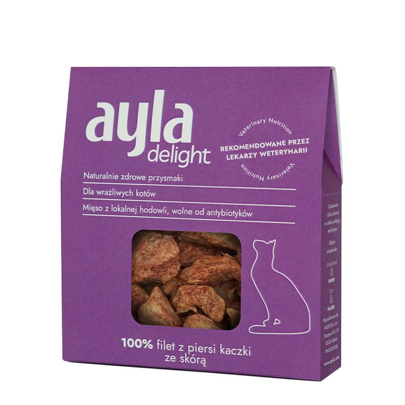 AYLA delight pierś z kaczki ze skórą przysmak liofilizowany 28g