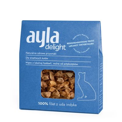 AYLA delight filet z uda indyka przysmak liofilizowany 28g