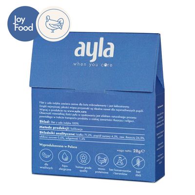 AYLA delight filet z uda indyka przysmak liofilizowany 28g