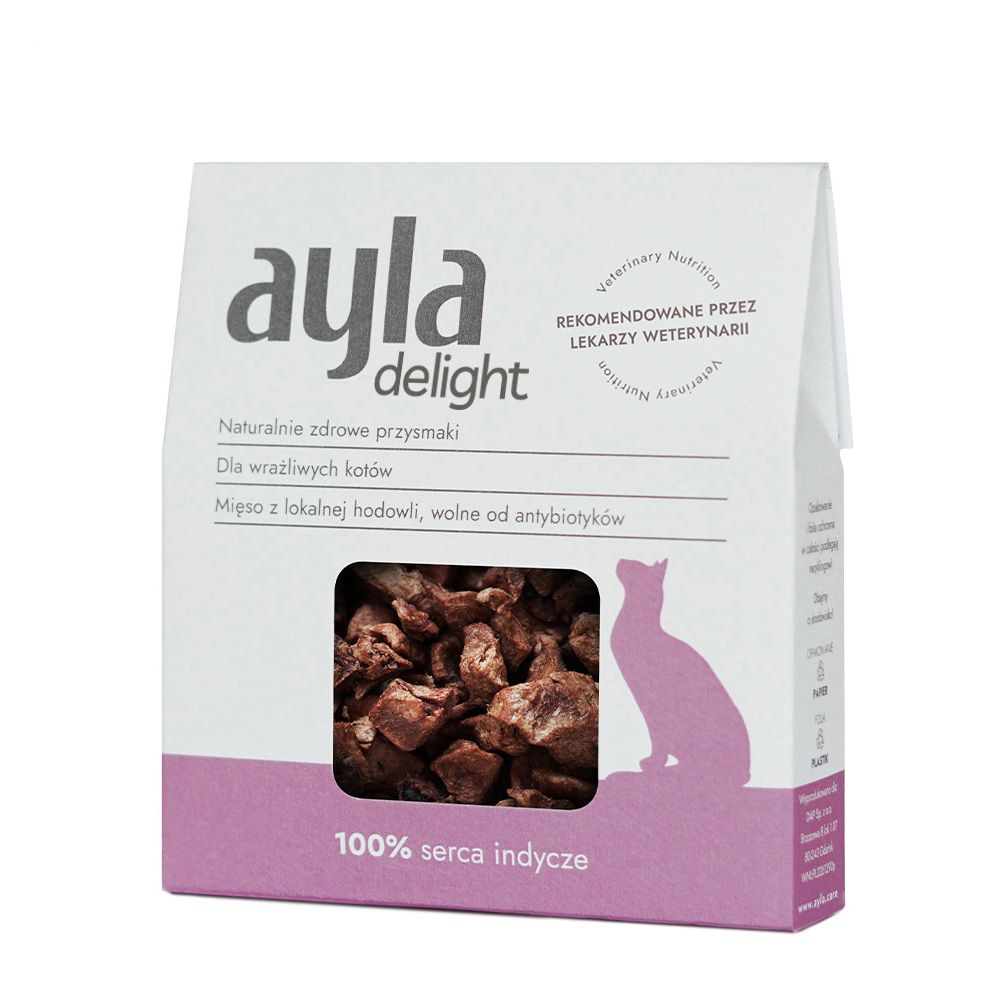 AYLA delight serca indycze przysmak liofilizowany 28g