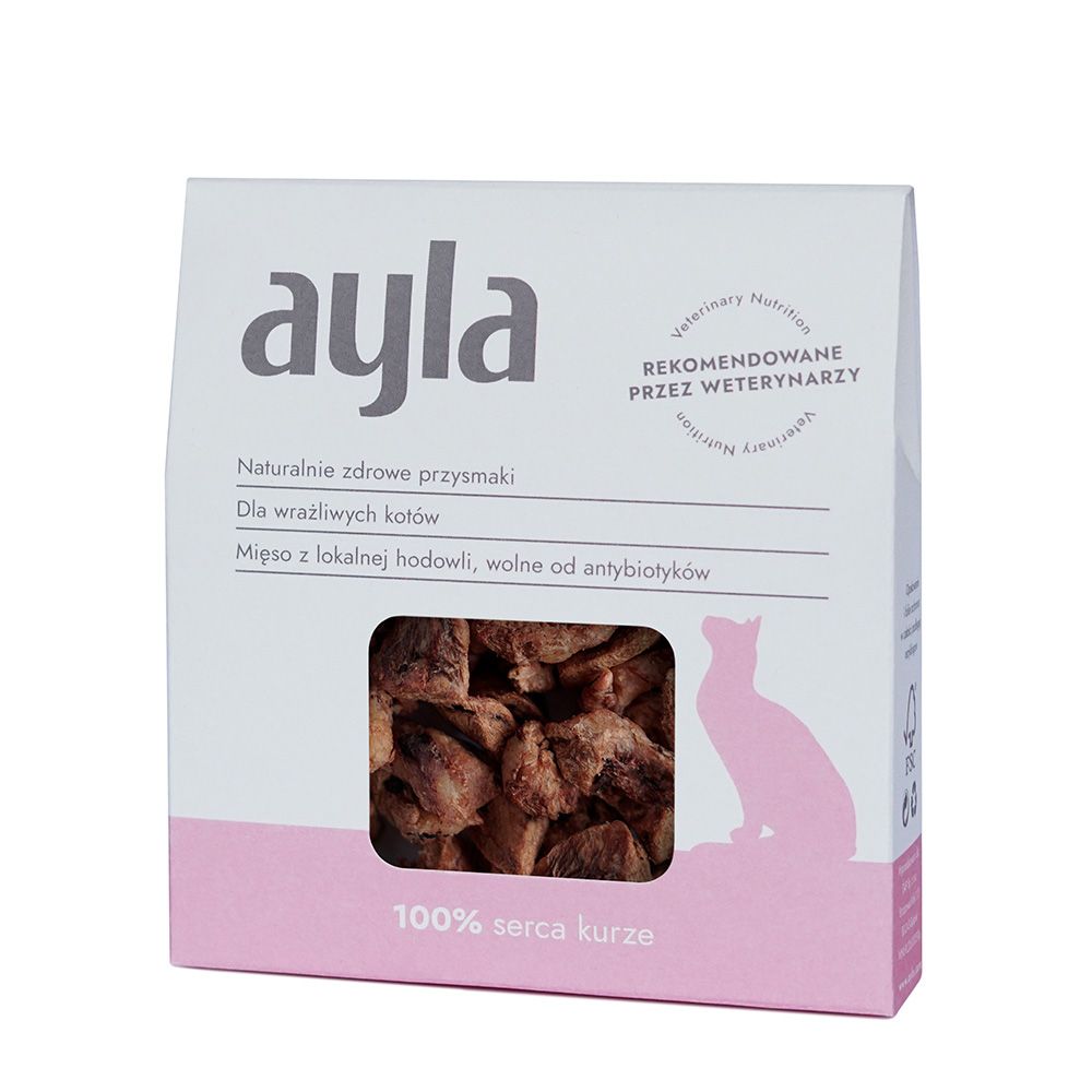 AYLA delight serca kurze przysmak liofilizowany 28g