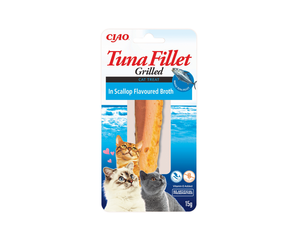 INABA CIAO grillowany filet z tuńczyka w bulionie z przegrzebków