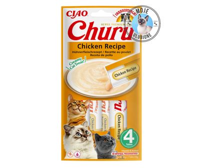 Inaba Churu kremowy przysmak dla kota o smaku kurczaka