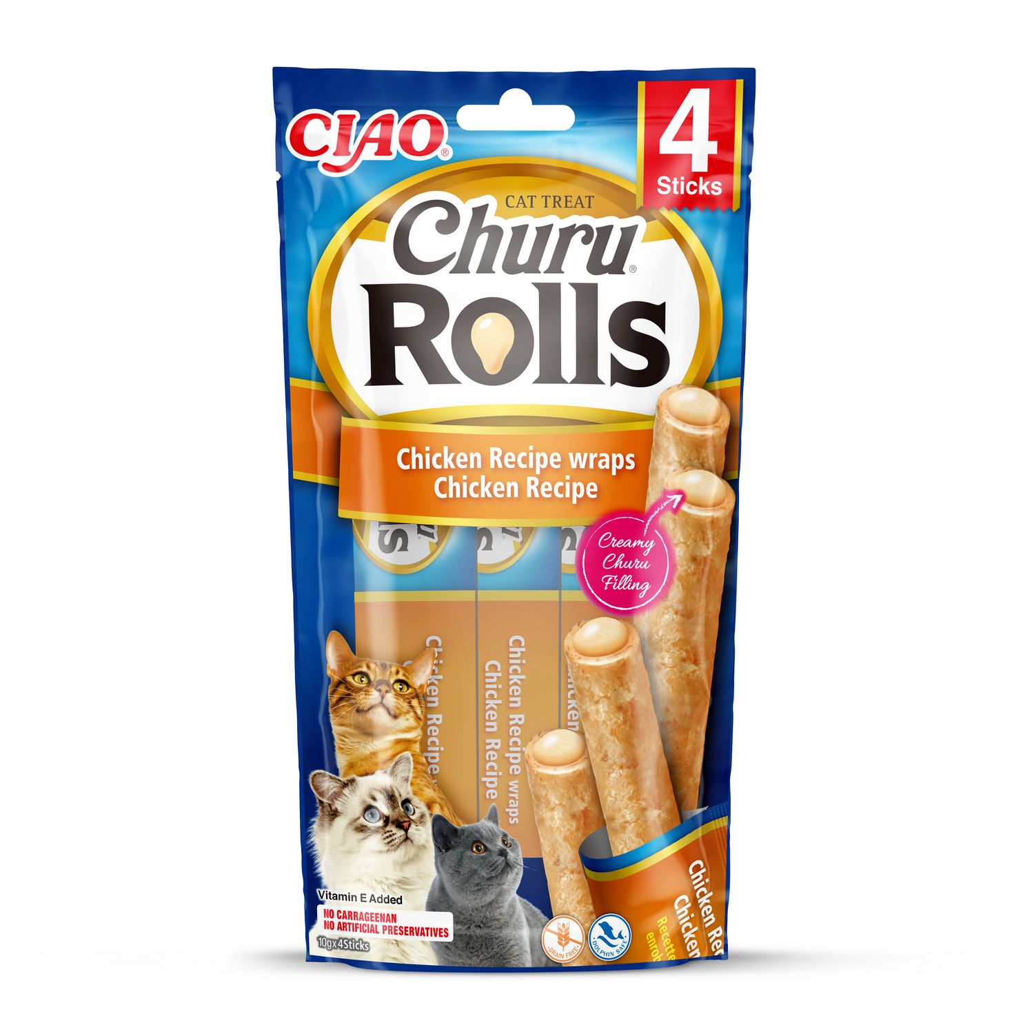 Inaba Churu Rolls przekąska o smaku kurczaka