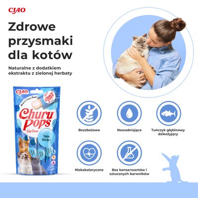 Inaba Churu Pops przysmak o smaku tuńczyka