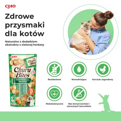 Inaba Churu Bites kurczak z tuńczykiem