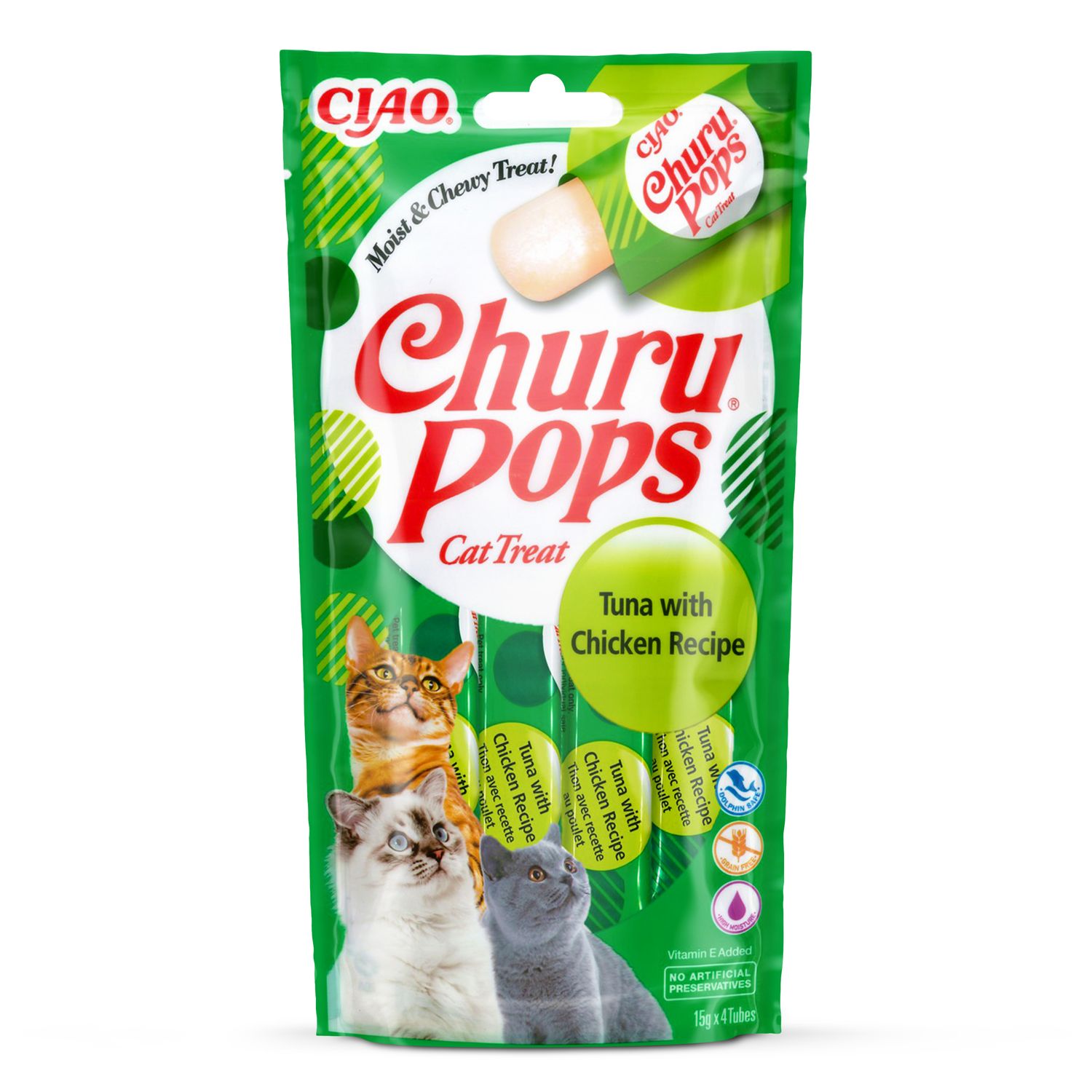 Inaba Churu Pops przysmak o smaku tuńczyka i kurczaka
