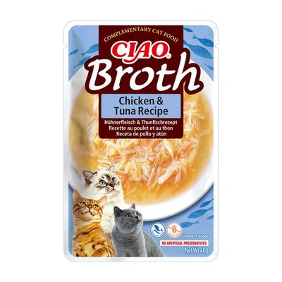 Inaba Ciao Broth kurczak i tuńczyk w bulionie