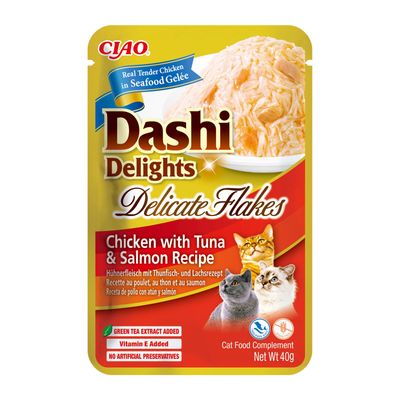 Inaba Dashi Delights Delicate Flakes kurczak, tuńczyk i łosoś