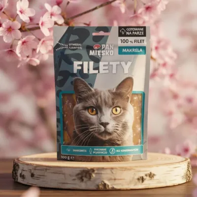 Pan Mięsko przysmak dla kota - filet z makreli