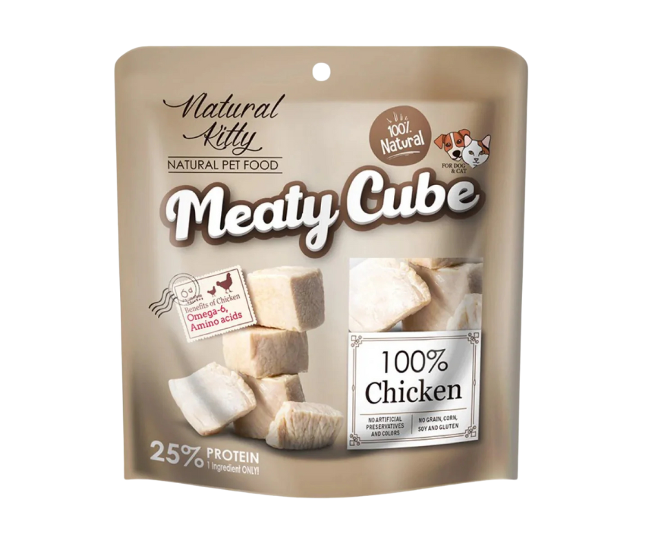 Natural Kitty Meaty Cube przysmak kurczak 60g