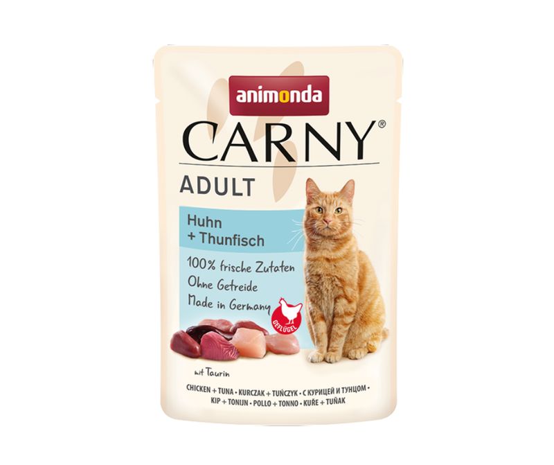 Animonda Carny ADULT kurczak i tuńczyk 85g Animonda Carny ADULT kurczak i tuńczyk 85g