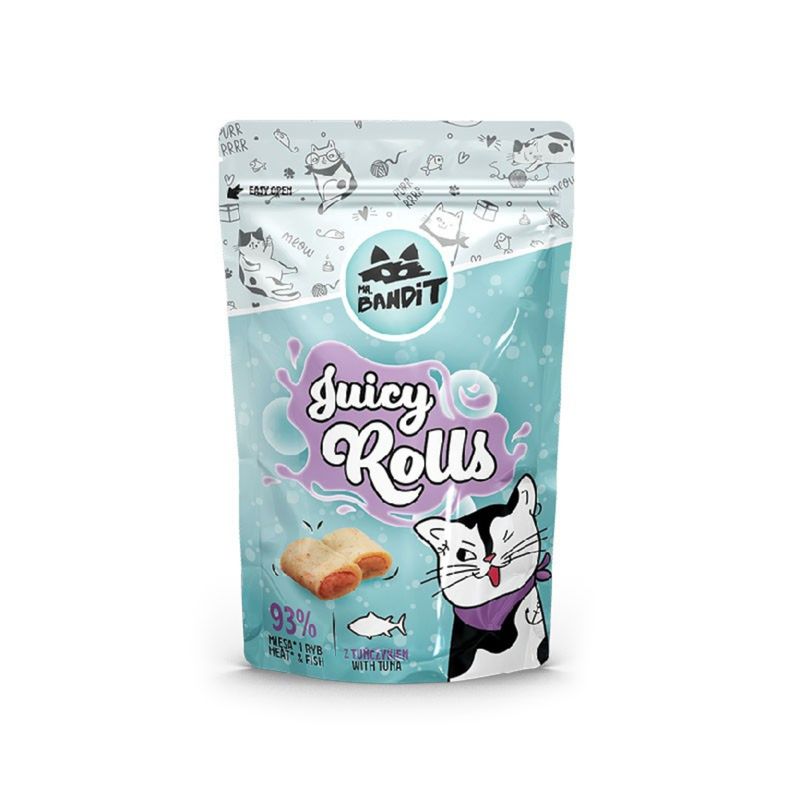 ​Mr. Bandit Juicy Rolls przysmak dla kota z tuńczykiem