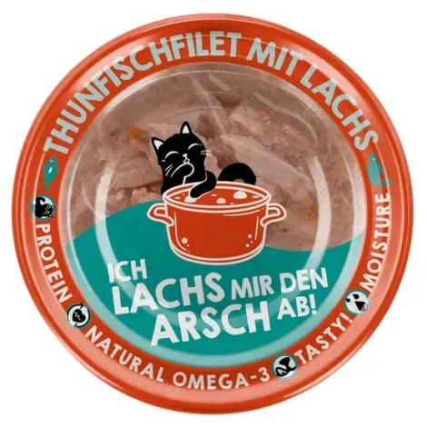 Lucky Lou Extrafood tuńczyk i łosoś w bulionie 70g