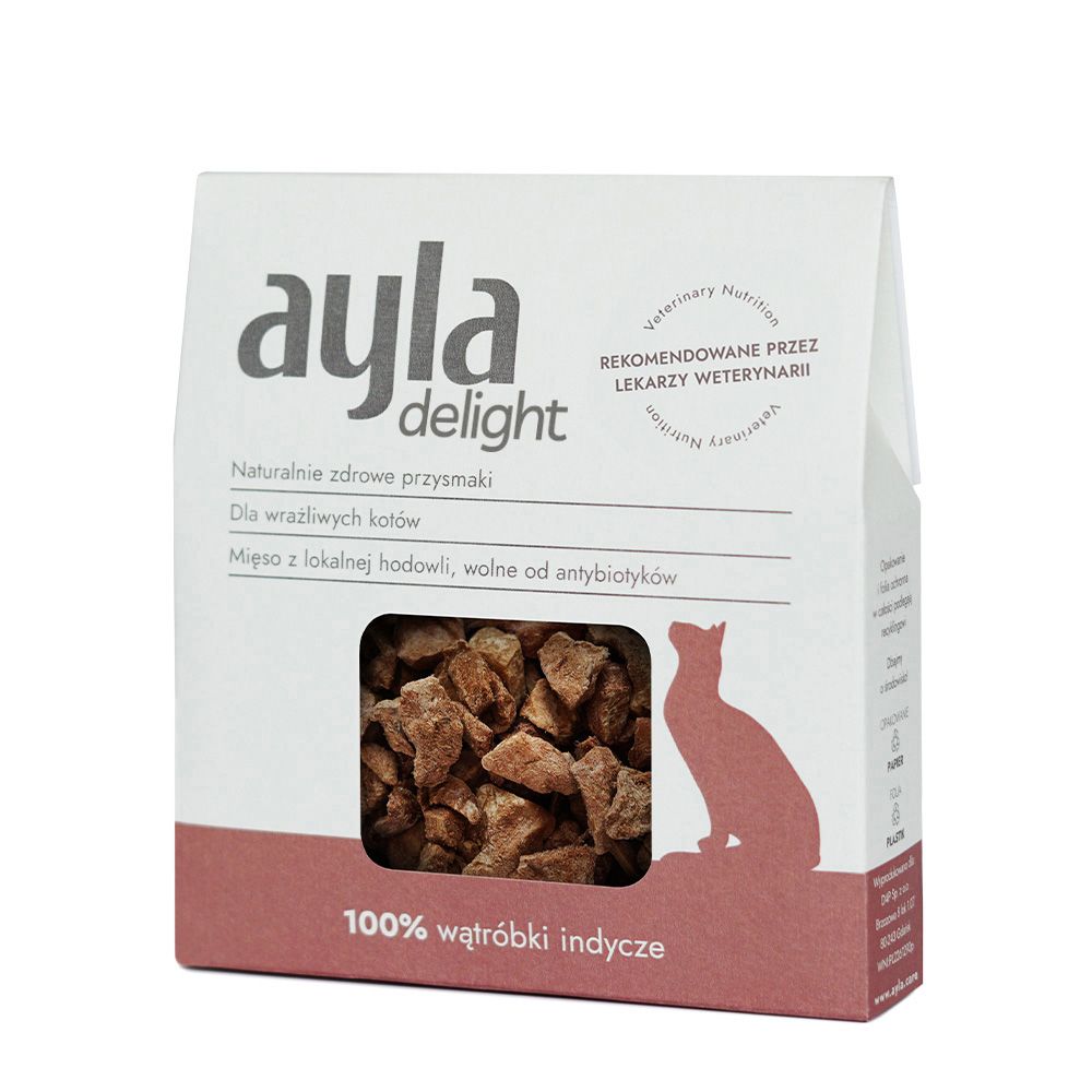 AYLA delight wątróbki indycze przysmak liofilizowany 28g