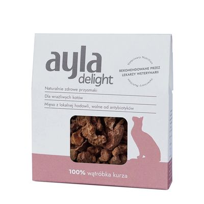 AYLA delight wątróbki kurze przysmak liofilizowany 28g