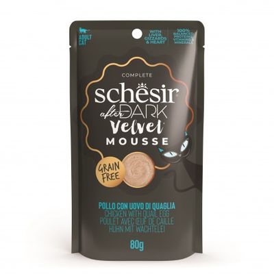Schesir After Dark Velvet Mousse kurczak z jajkami przepiórczymi 80 g