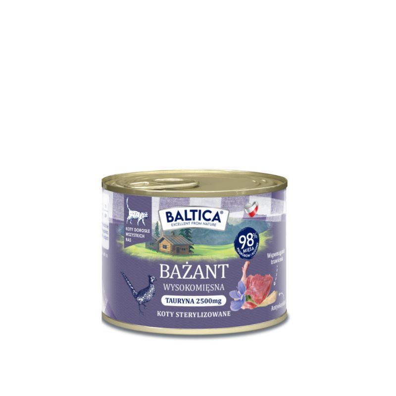 Baltica smaki regionów - karma mokra monoproteinowa bażant 185g