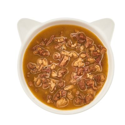 WOW CAT kawałki kurczaka w sosie (85g)