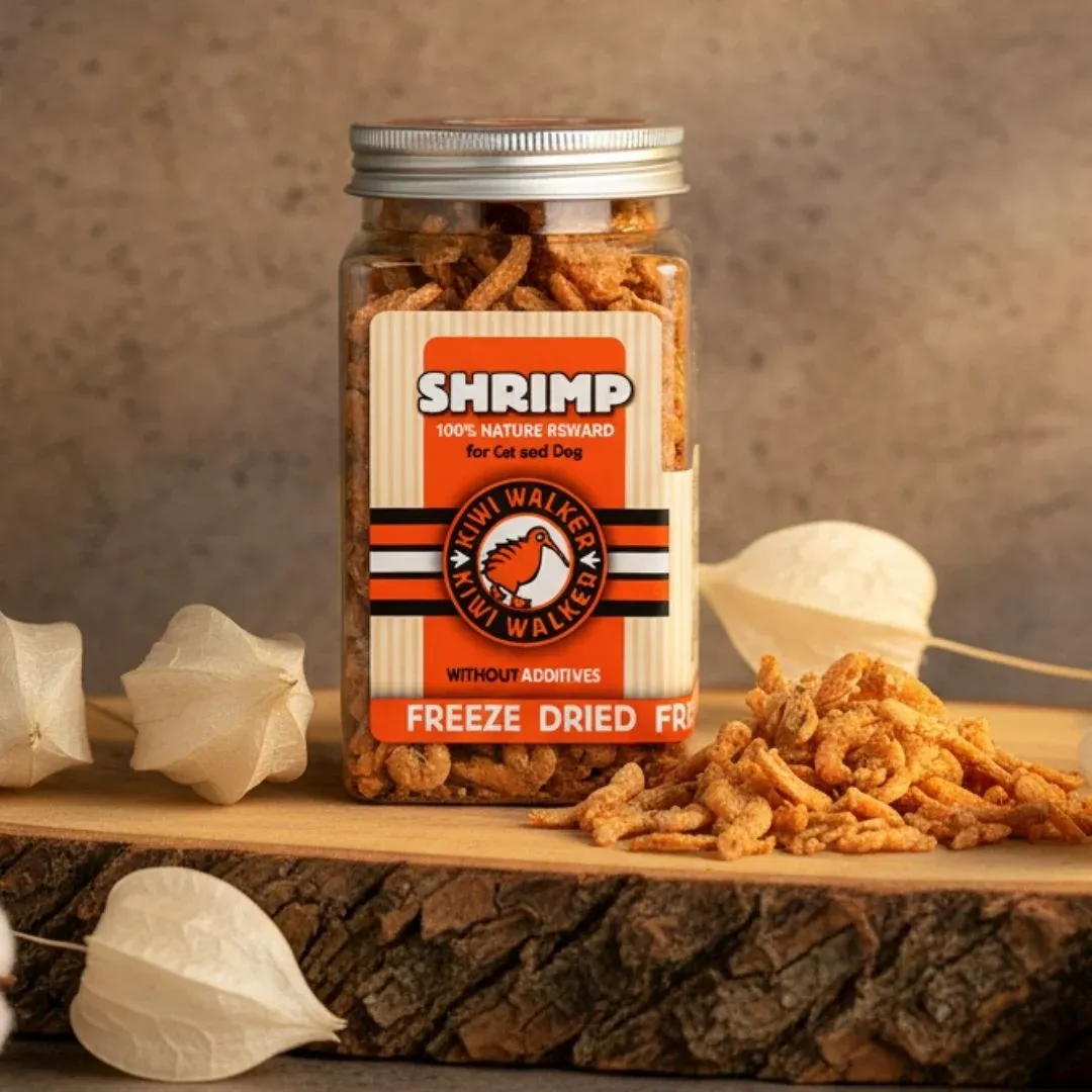 Kiwi Walker przysmaki liofilizowane 100% krewetki 50g