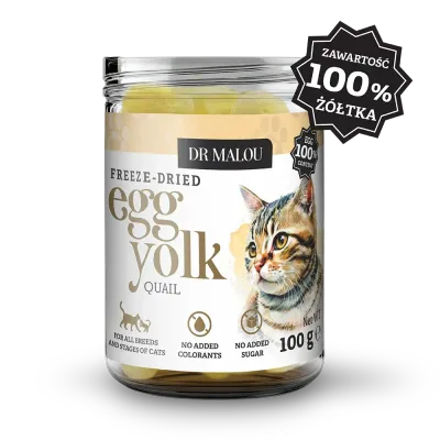 Dr Malou liofilizowane żółtka przepiórcze