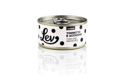 Lev Cat tuńczyk z anchois w bulionie 70g