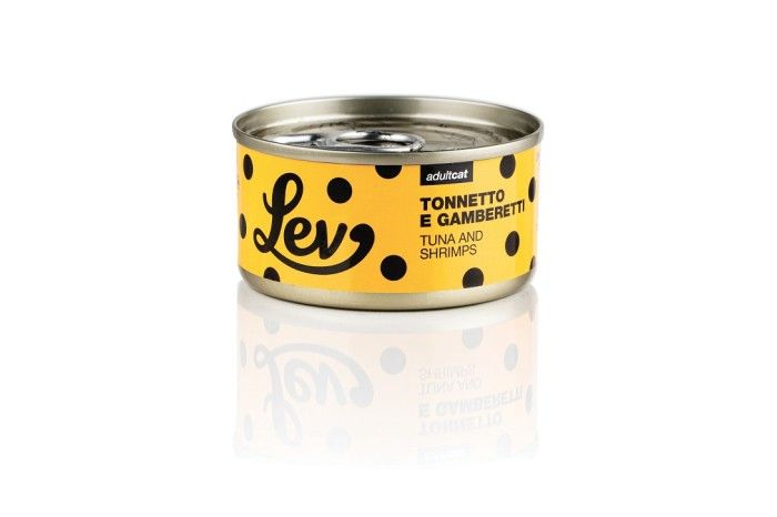 Lev Cat tuńczyk z krewetkami w galarecie 70g