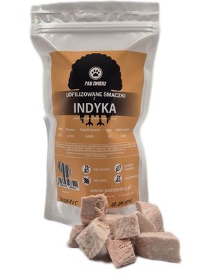 Pan Zwierz smakołyki liofilizowane - indyk 70g