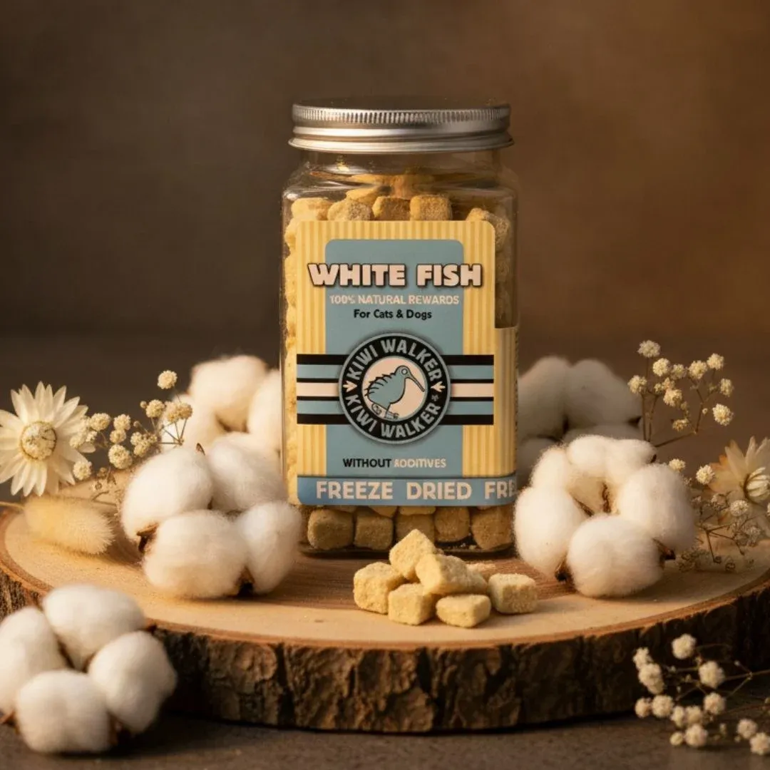 Kiwi Walker przysmaki liofilizowane biała ryba 70g