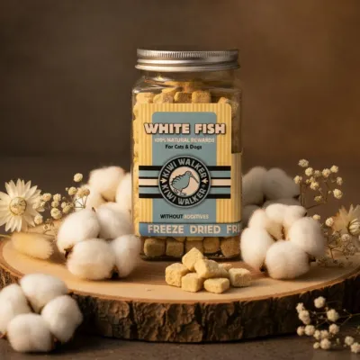 Kiwi Walker przysmaki liofilizowane biała ryba 70g