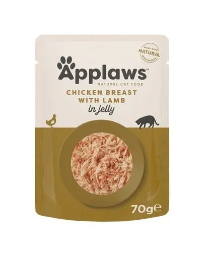Applaws kurczak z jagnięciną w galaretce 70g
