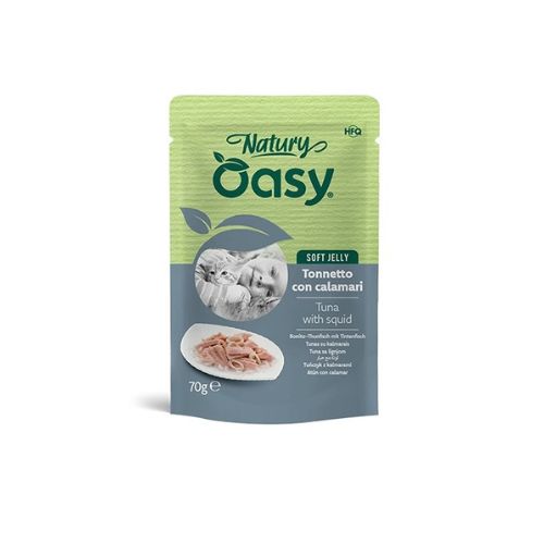 Oasy Natury tuńczyk z kalmarami w galaretce 70g