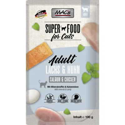 Mac's superfood łosoś i drób 100g