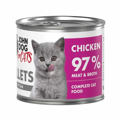 John Dog for cats fillets kitten kurczak