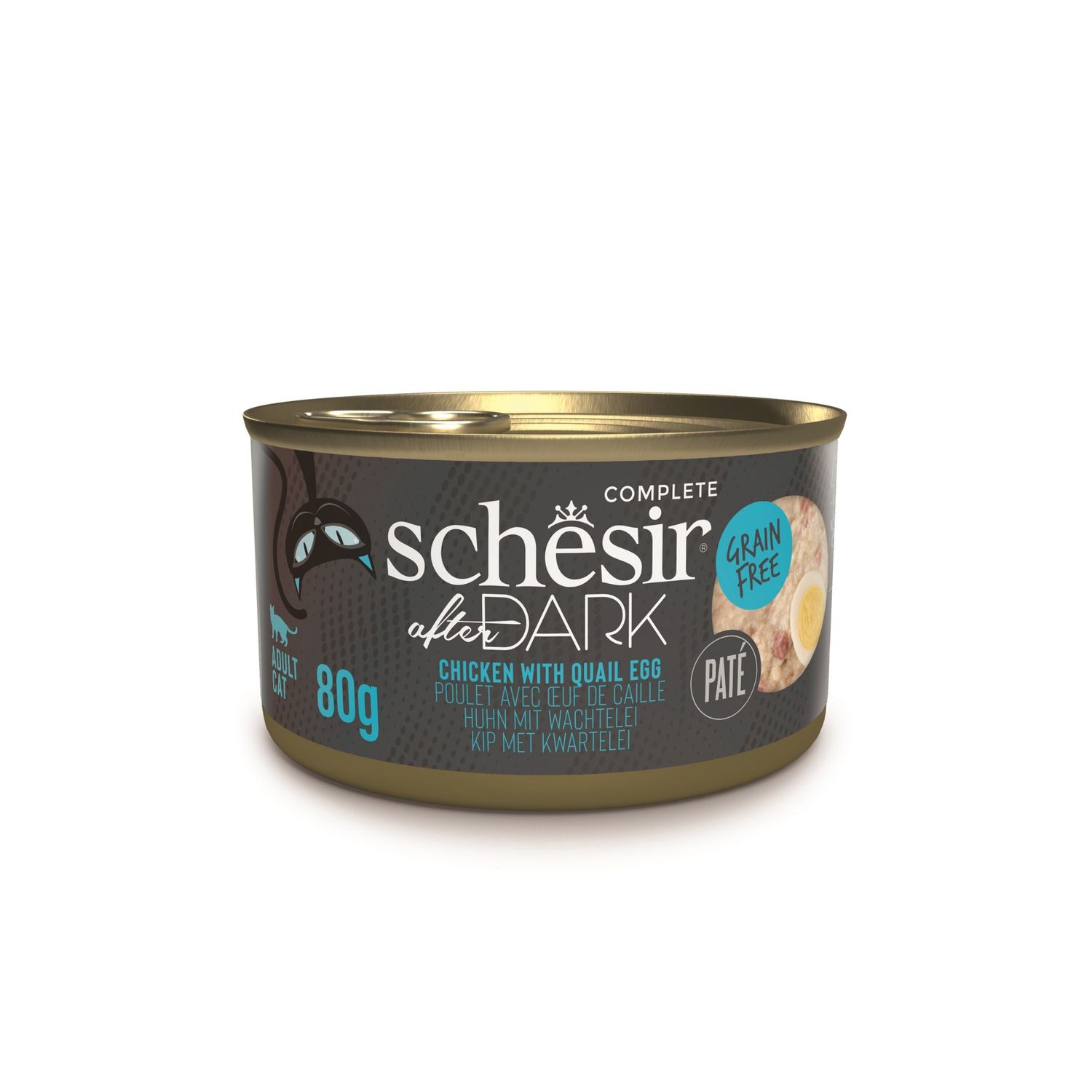 Schesir After Dark pasztet z kurczaka z jajkami przepiórczymi, 80 g