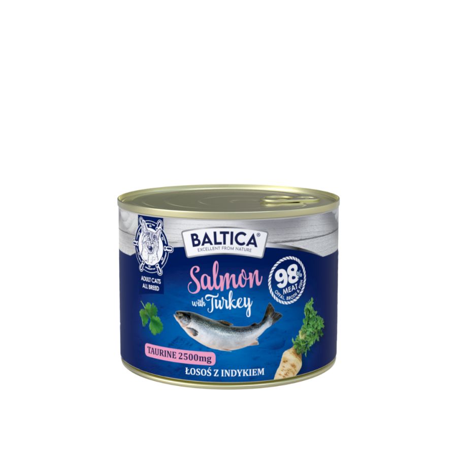 Baltica excellent - karma mokra łosoś z indykiem 185g
