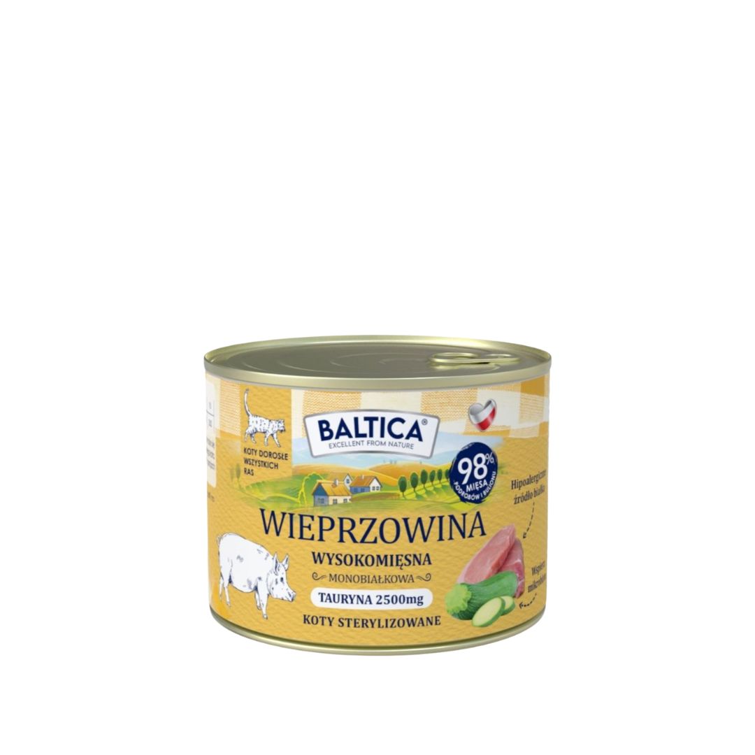 Baltica smaki regionów - karma mokra monoproteinowa wieprzowina 185g