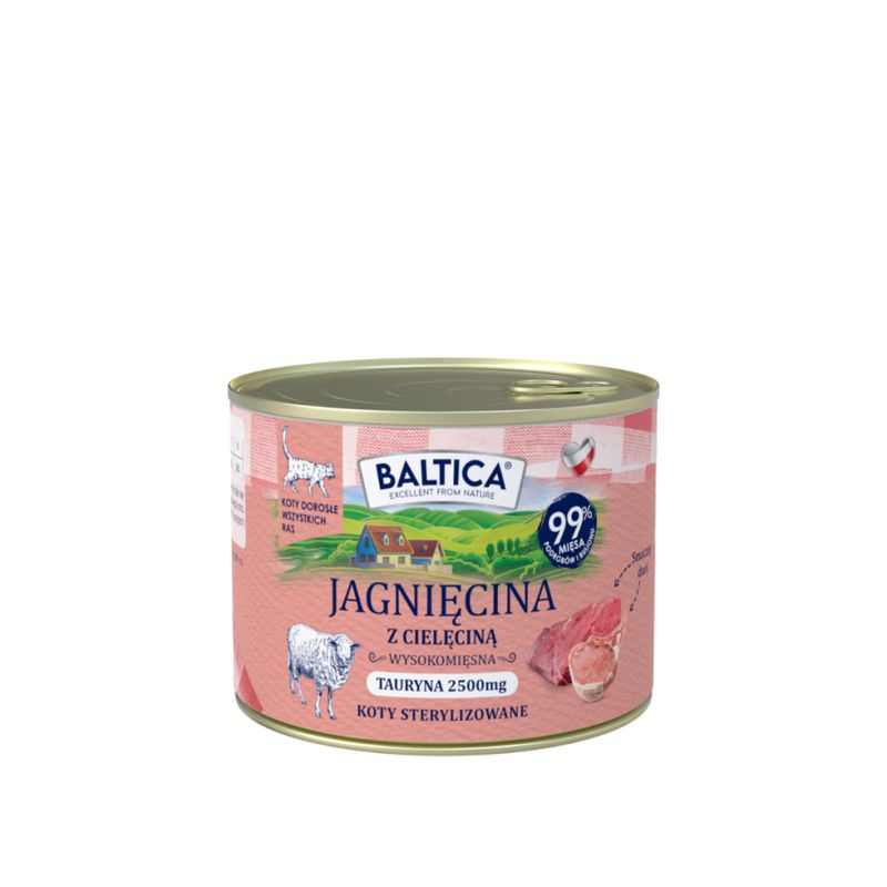 Baltica smaki regionów - karma mokra jagnięcina z cielęciną 185g