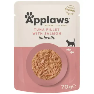 Applaws saszetka dla kota tuńczyk z łososiem w rosole 70g