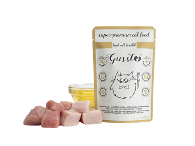 Gussto Fresh Calf&amp;Rabbit karma mokra cielęcina z królikiem 85g