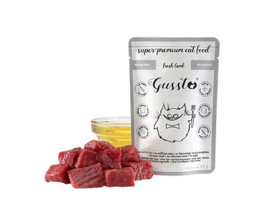 Gussto Fresh Lamb karma mokra monoproteinowa jagnięcina 85g