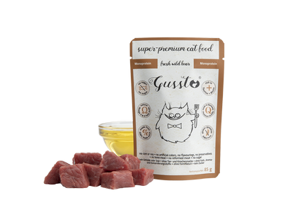 Gussto Fresh Wild Boar karma mokra monoproteinowa dzik 85g