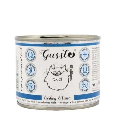 Gussto Fresh Turkey&amp;Tuna karma mokra indyk z tuńczykiem 200g