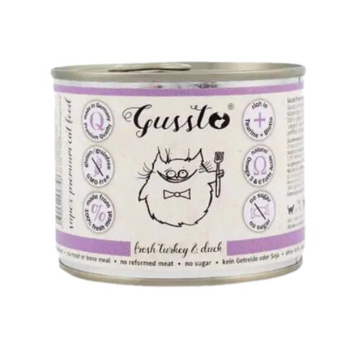Gussto Fresh Turkey&amp;Duck karma mokra indyk z kaczką 200g